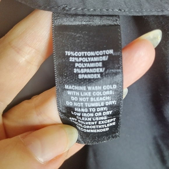 Lafayette 148 new York button down business casual tunic blouse black sz L - Picture 7 of 8